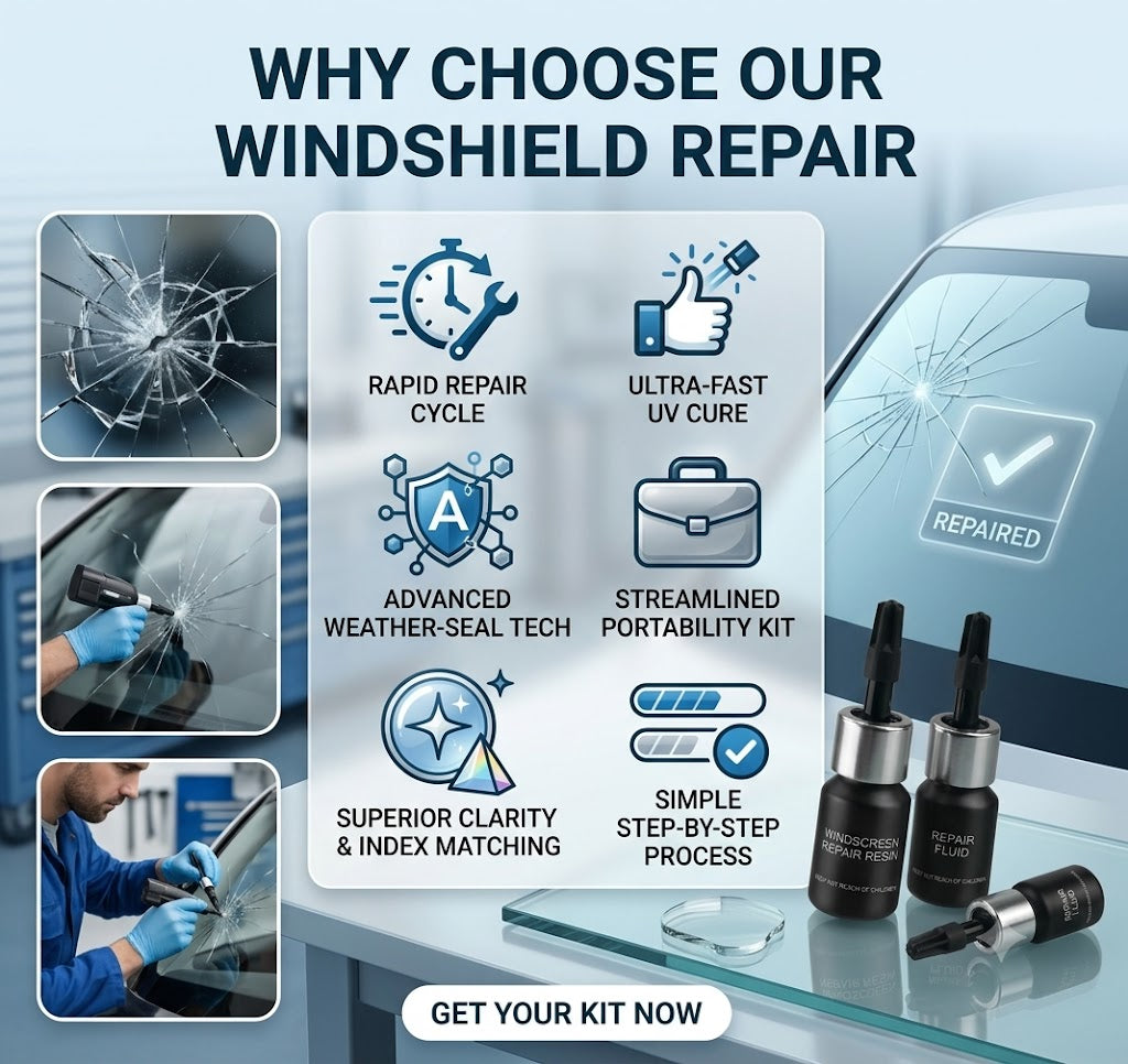 Windshield Crack Repair Kit