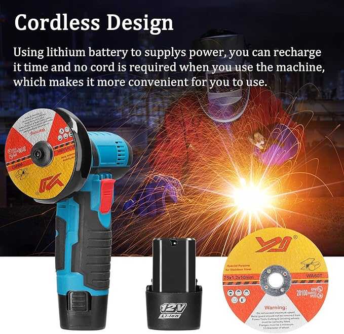 12V Angle Handheld Portable Electric Grinder